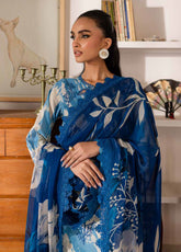 Signature Prints By Nureh Printed Lawn 3 Piece Unstitched Suit NU25SPPL SP-148